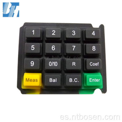 Teclado de silicona del sistema POS